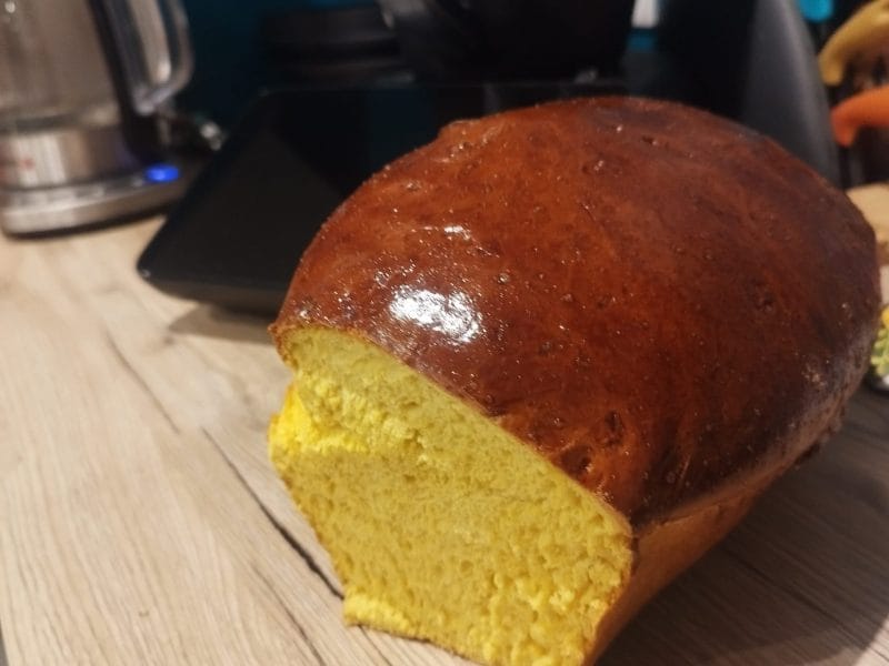 Cliquez pour zoomer ! Pão de Abóbora – Brioche à la courge Thermomix par Aurelielie