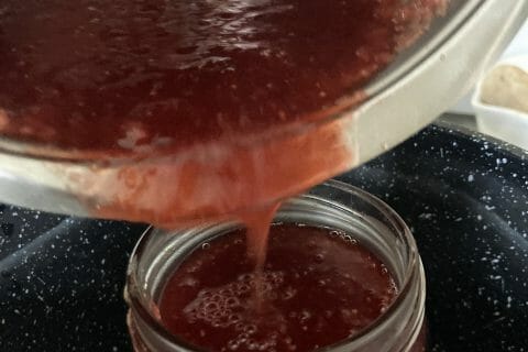 Cliquez pour zoomer ! Confiture mangue fraises Thermomix par thedis