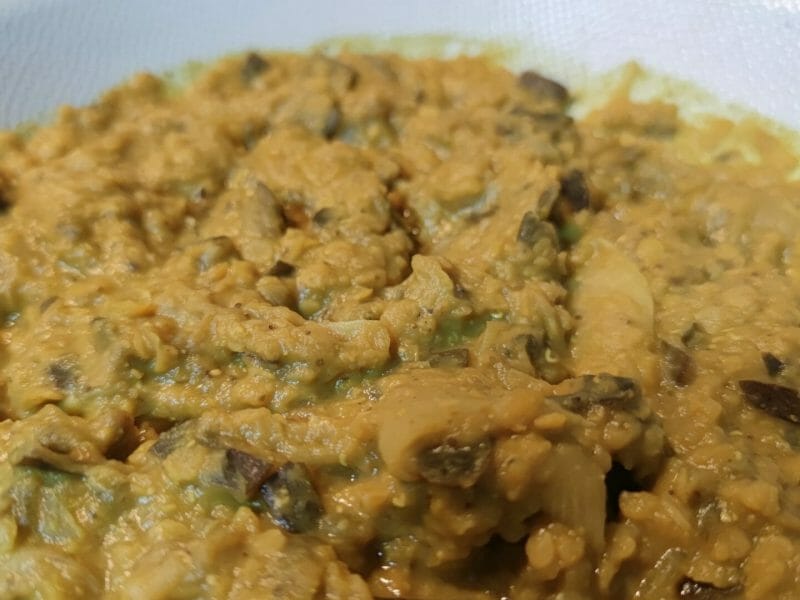 Cliquez pour zoomer ! Dhal d’aubergine et de lentilles corail Thermomix par dine_86