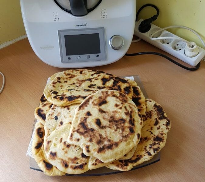 Cliquez pour zoomer ! Naans au fromage Thermomix par Elo dee