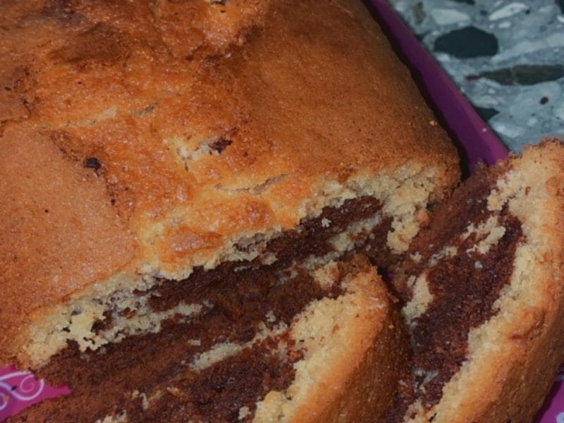 Cliquez pour zoomer ! Marbré au chocolat Thermomix par halimax34