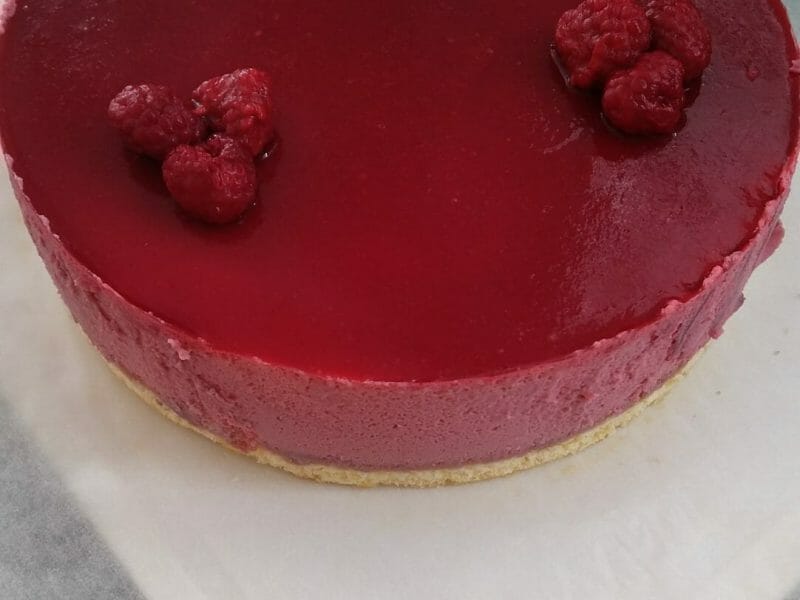 Cliquez pour zoomer ! Bavarois aux framboises Thermomix par floriane_51100