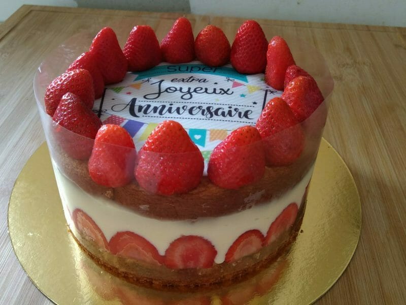 Cliquez pour zoomer ! Fraisier Thermomix par floriane_51100