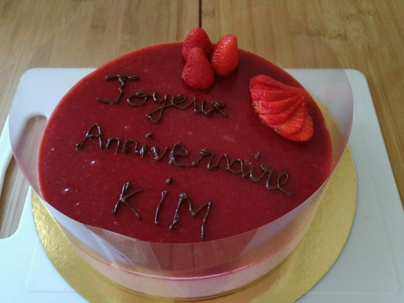 Cliquez pour zoomer ! Bavarois aux fraises Thermomix par floriane_51100