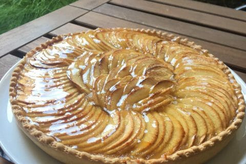 Cliquez pour zoomer ! Tarte aux pommes alsacienne au Thermomix