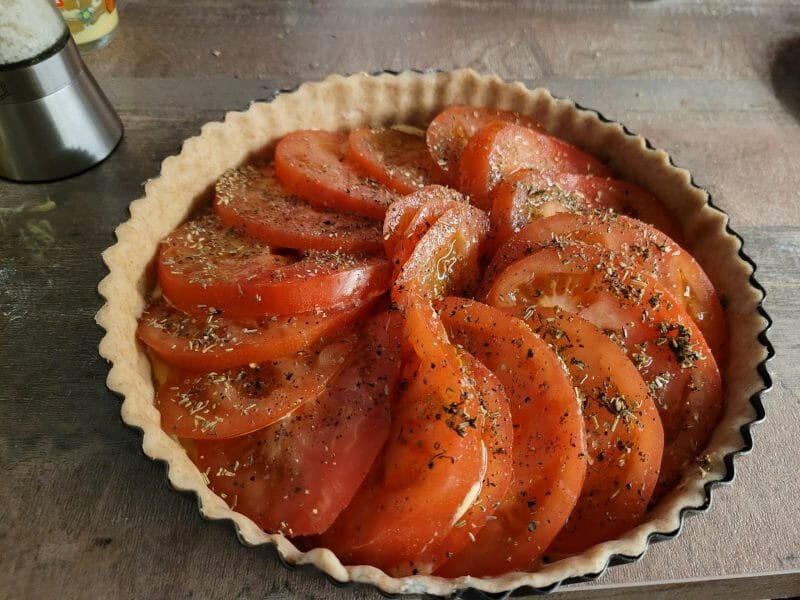 Cliquez pour zoomer ! Tarte salée façon tomates farcies Thermomix par charles123