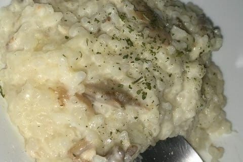Cliquez pour zoomer ! Risotto poulet et champignons Thermomix par Lyia