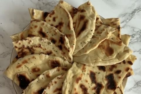 Cliquez pour zoomer ! Naans au fromage Thermomix par Lyia