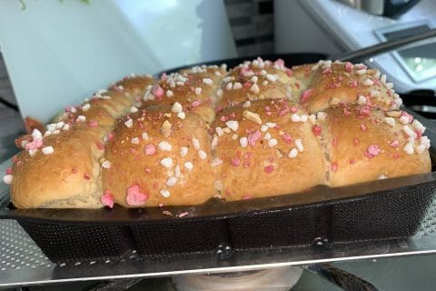 Cliquez pour zoomer ! Brioche tressée à la mie filante Thermomix par Lyia