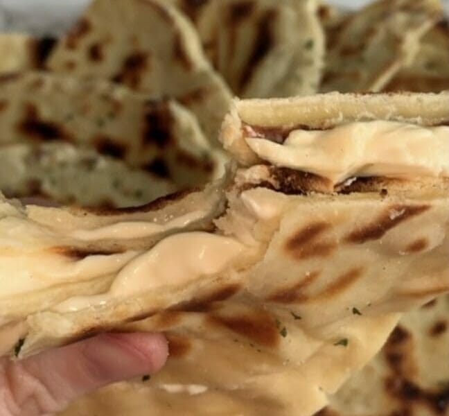 Cliquez pour zoomer ! Naans au fromage Thermomix par Lyia