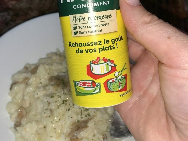 Cliquez pour zoomer ! Risotto poulet et champignons Thermomix par Lyia