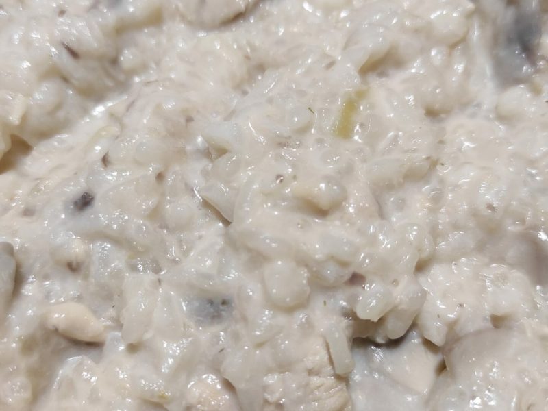 Cliquez pour zoomer ! Risotto poulet et champignons Thermomix par valerie_348