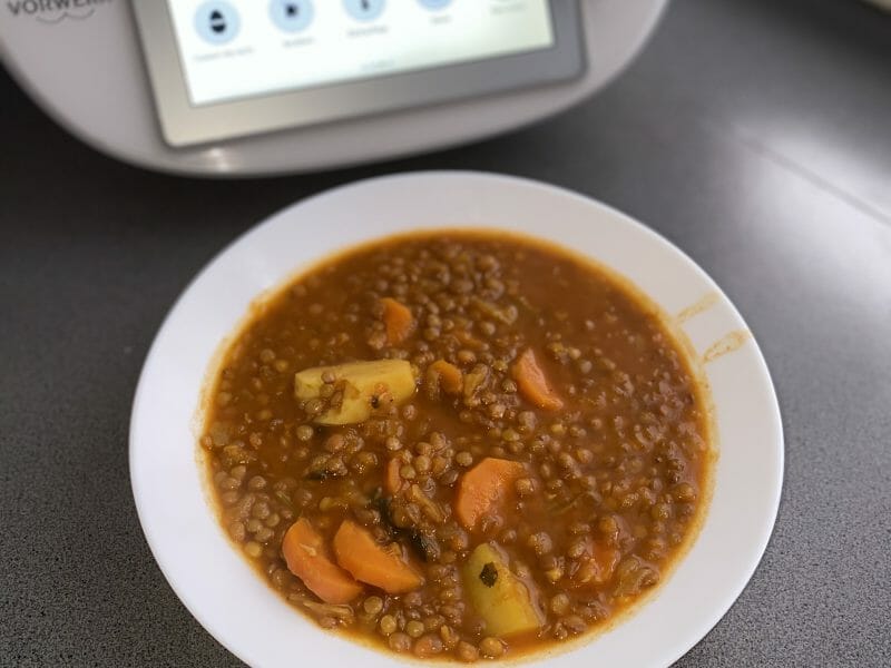 Cliquez pour zoomer ! Soupe de lentilles – 3dess Thermomix par samfefe