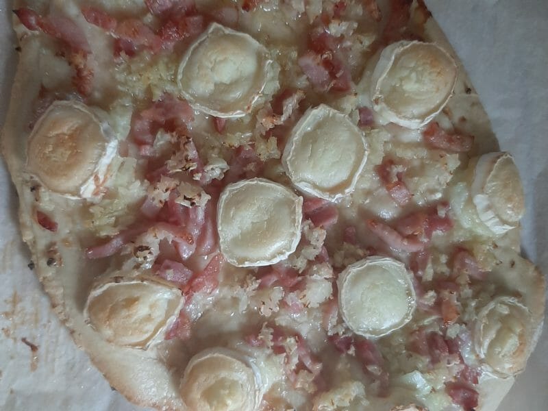 Cliquez pour zoomer ! Fougasse chèvre et lardons Thermomix par natacha_77