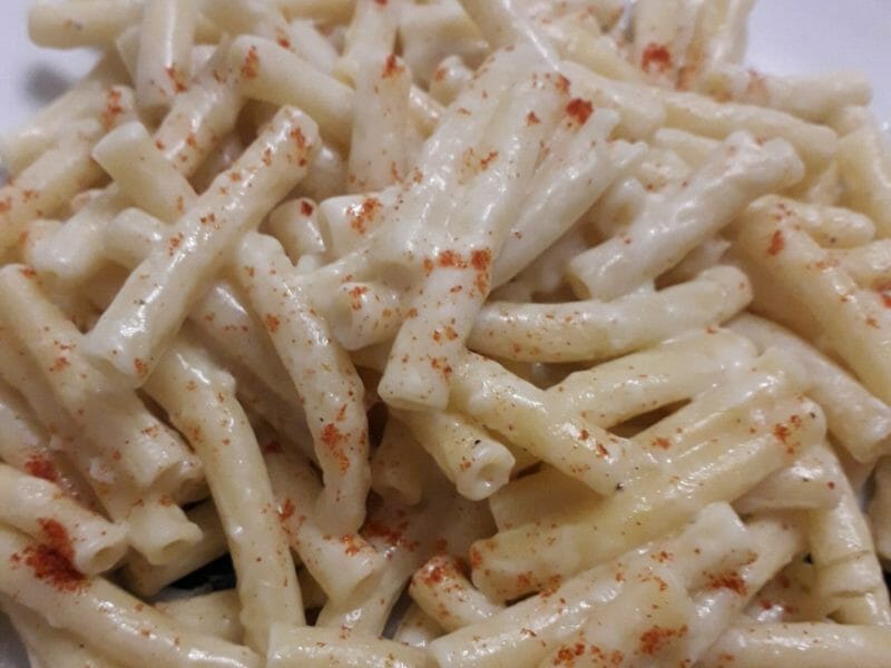 Cliquez pour zoomer ! Macaroni sauce Alfredo Thermomix par tissmoune