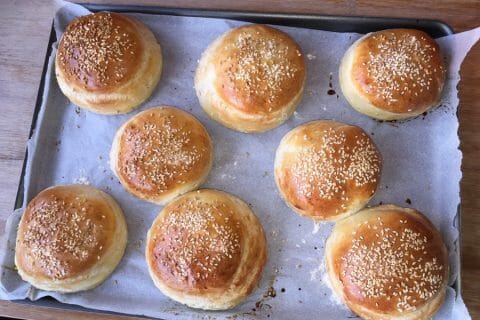 Cliquez pour zoomer ! Pains hamburger au Thermomix