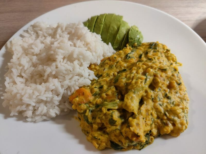 Cliquez pour zoomer ! Dhal de patate douce et de lentilles corail Thermomix par charlotte_290