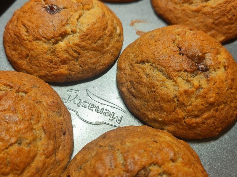 Cliquez pour zoomer ! Muffins à la banane Thermomix par charlotte_290