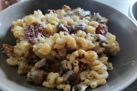 Cliquez pour zoomer ! Gratin de pennes aux champignons Thermomix par lau56