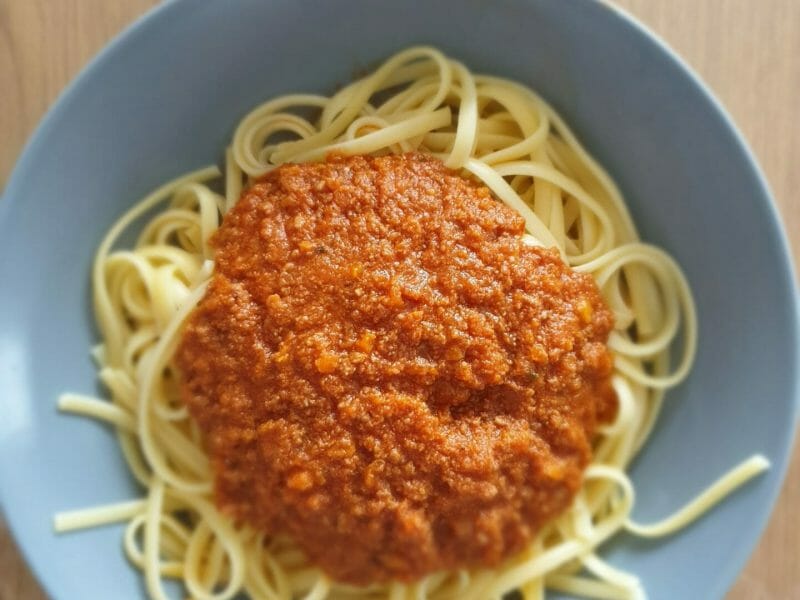 Cliquez pour zoomer ! Spaghettis bolognaise Thermomix par vanedec