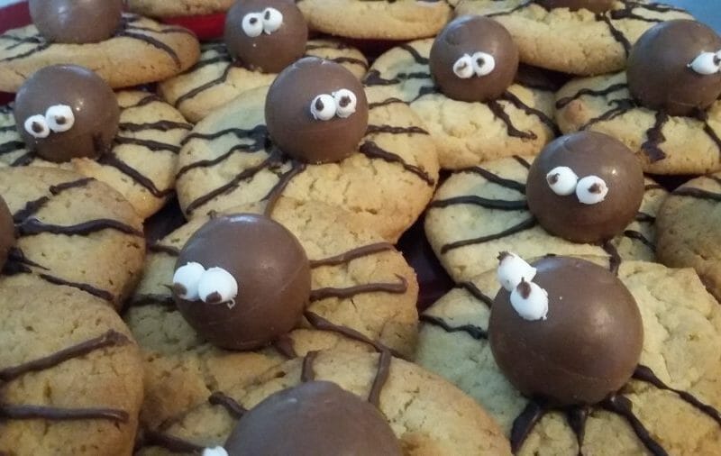 Cliquez pour zoomer ! Spider cookies (cookies araignées) Thermomix par Camm