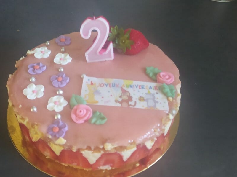 Cliquez pour zoomer ! Fraisier Thermomix par pauline6334