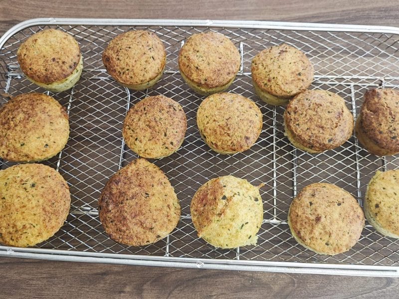 Cliquez pour zoomer ! Petits flans courgettes coeur fondant au gorgonzola Thermomix par rosina