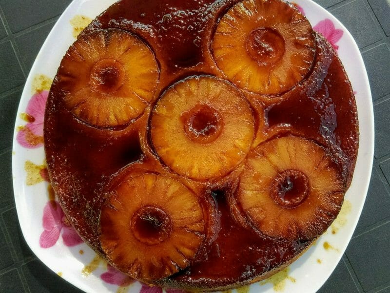 Cliquez pour zoomer ! Gâteau renversé à l’ananas Thermomix par AngyBoo