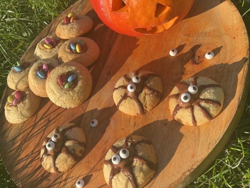 Cliquez pour zoomer ! Spider cookies – cookies araignées Thermomix par siham_45