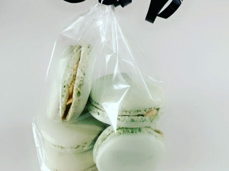 Cliquez pour zoomer ! Sapins de macarons à la framboise Thermomix par siham_45