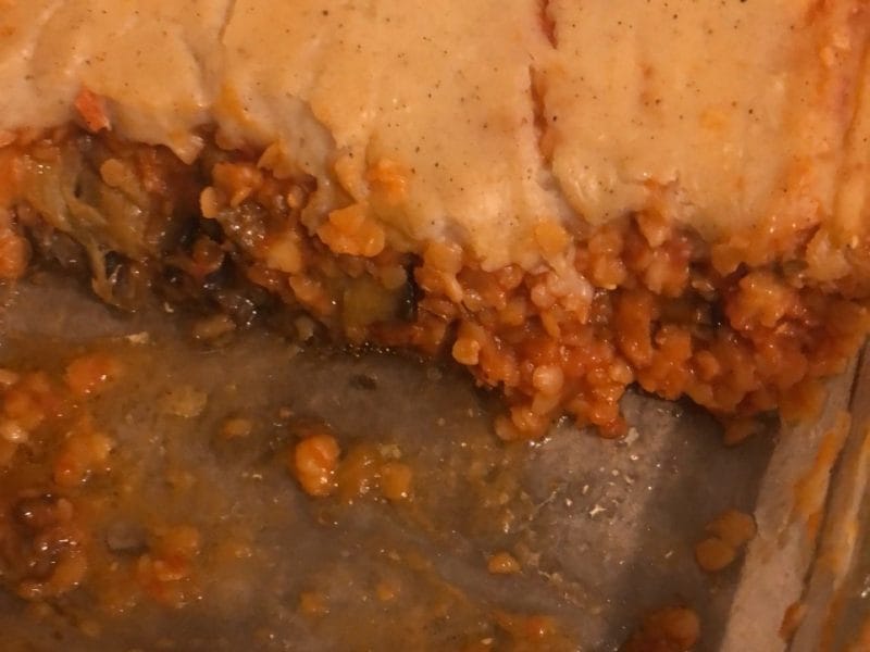 Cliquez pour zoomer ! Moussaka de lentilles corail Thermomix par linamina