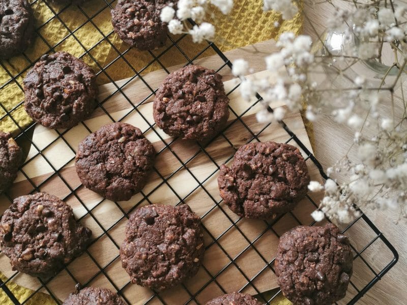 Cliquez pour zoomer ! Cookies avoine et chocolat Thermomix par Ninilillebi77