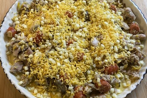 Cliquez pour zoomer ! Tourte au poulet et aux champignons Thermomix par Cabocuisine