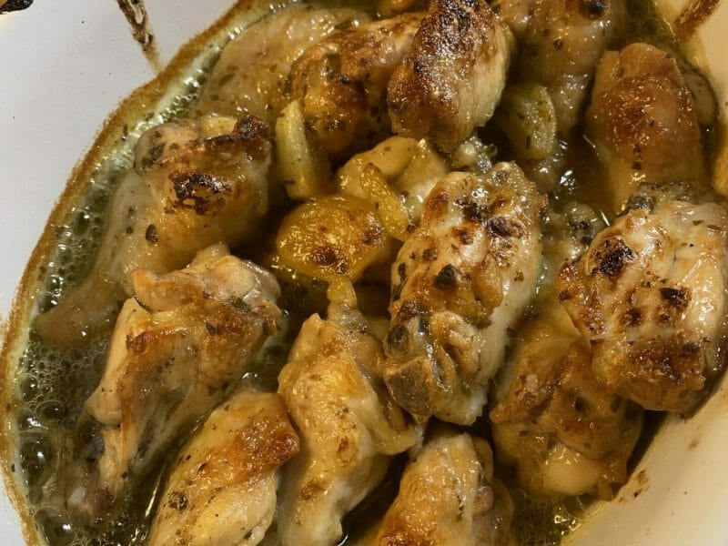 Cliquez pour zoomer ! Pollo al ajillo Thermomix par Cabocuisine