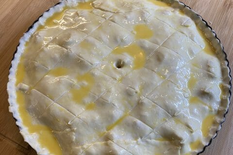 Cliquez pour zoomer ! Tourte au poulet et aux champignons Thermomix par Cabocuisine