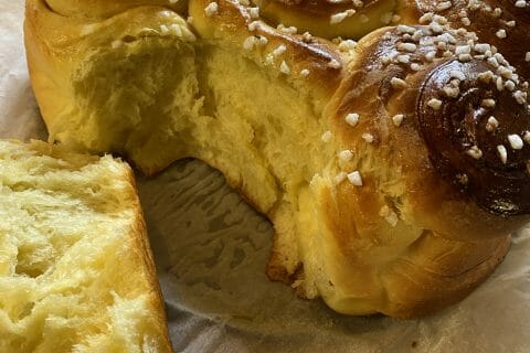 Cliquez pour zoomer ! Brioche mousseline Thermomix par Cabocuisine