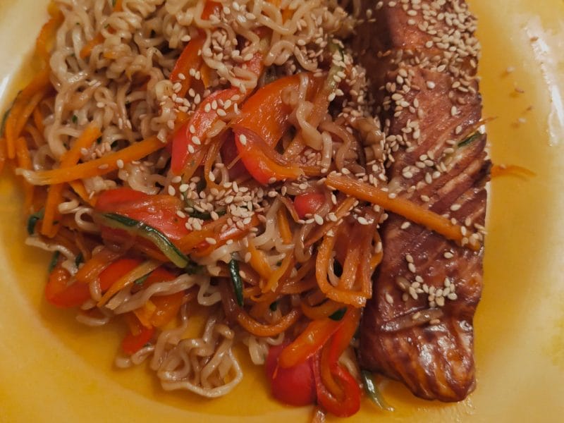 Cliquez pour zoomer ! Saumon teriyaki Thermomix par Corinne B80