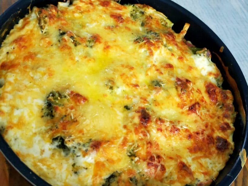 Cliquez pour zoomer ! Gratin de pâtes au brocoli Thermomix par Corinne B80