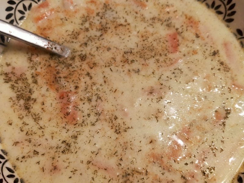 Cliquez pour zoomer ! Soupe de saumon à la finlandaise Thermomix par Corinne B80