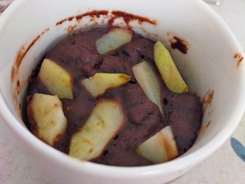 Cliquez pour zoomer ! Mug cake poires chocolat Thermomix par Corinne B80