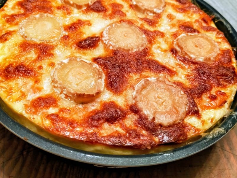 Cliquez pour zoomer ! Flan poireaux, saumon fumé et mozzarella Thermomix par Corinne B80