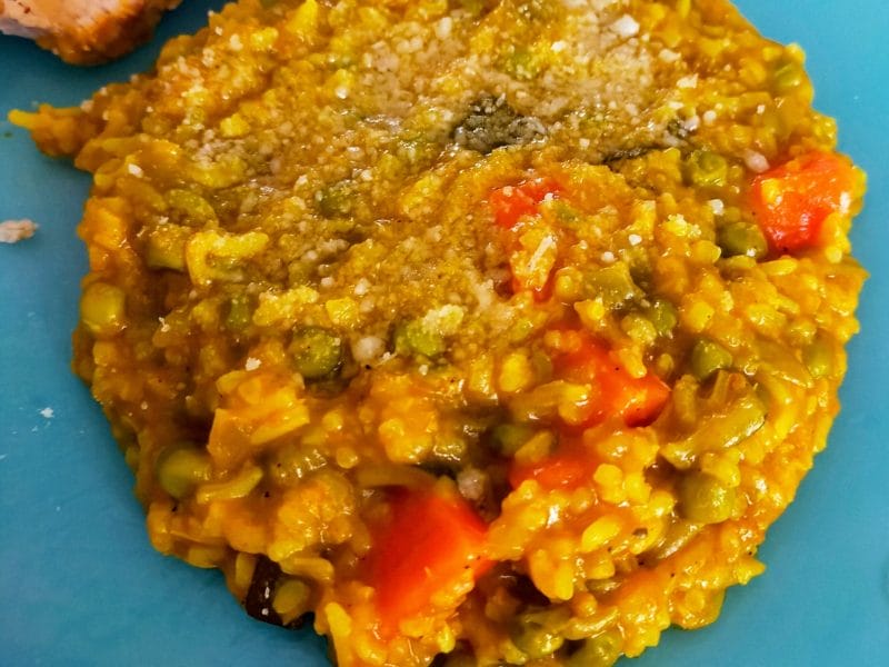 Cliquez pour zoomer ! Riz safrané aux petits légumes Thermomix par Corinne B80