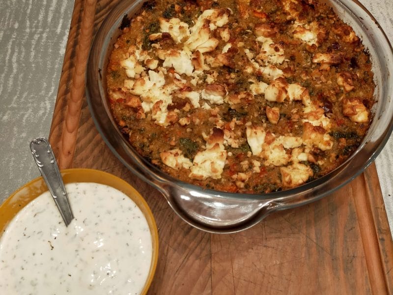 Cliquez pour zoomer ! Gratin de boulgour à l’orientale Thermomix par Corinne B80