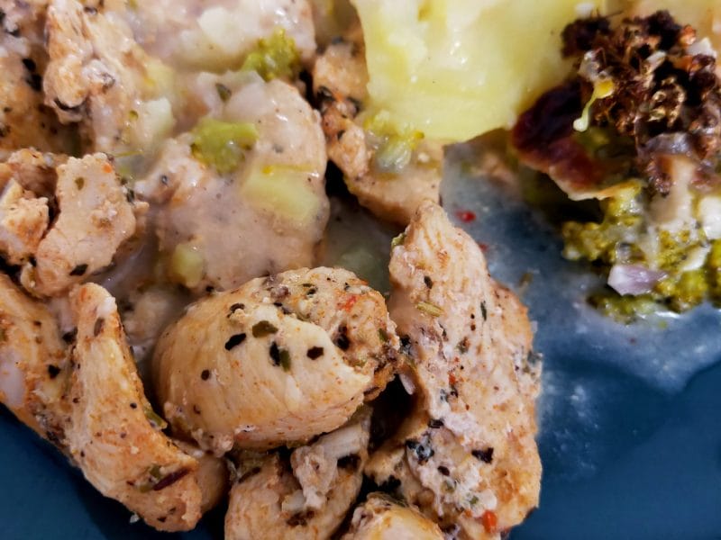 Cliquez pour zoomer ! Poulet vapeur au paprika Thermomix par Corinne B80