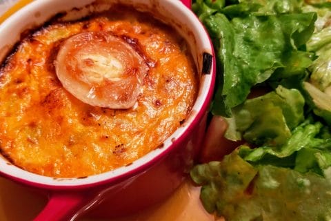 Cliquez pour zoomer ! Clafoutis de poireaux et lardons Thermomix par Corinne B80