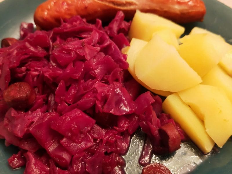 Cliquez pour zoomer ! Chou rouge, lardons et pommes Thermomix par Corinne B80