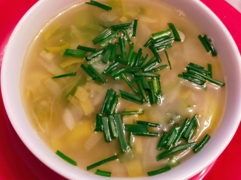 Cliquez pour zoomer ! Soupe de poireaux à la ciboulette Thermomix par Corinne B80