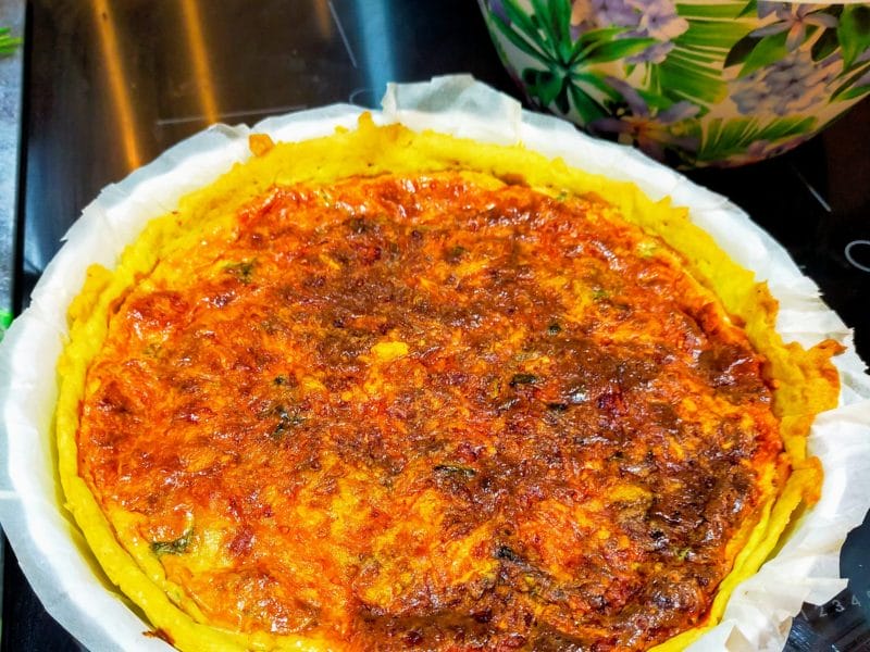 Cliquez pour zoomer ! Quiche aux fanes de radis Thermomix par Corinne B80