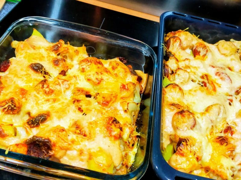 Cliquez pour zoomer ! Gratin de chou-fleur au chorizo Thermomix par Corinne B80