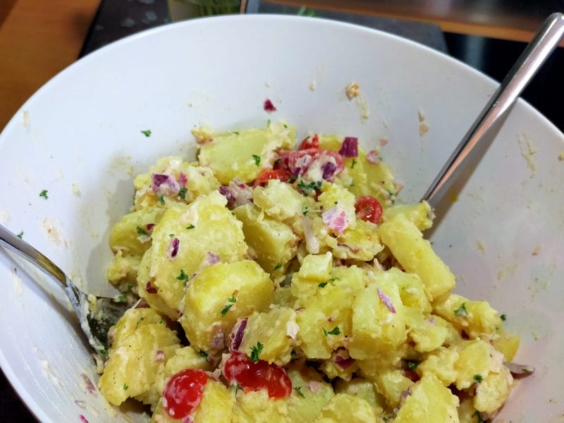 Cliquez pour zoomer ! Salade strasbourgeoise Thermomix par Corinne B80